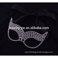 fashion metal silver plated crystal masquerade sex party masky